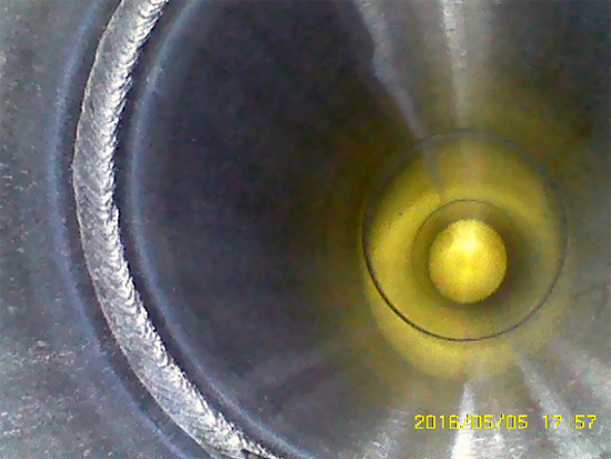 亞泰光電HIE系列工業內窺鏡國內某知名制藥設備現場檢測效果三